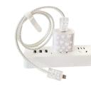 Sada ochranných krytů na iPhone nabíječku a kabel, dekorativní obal proti zlomení, 5 dílů, kompatibilní s 18W/20W 1