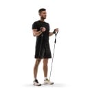 Sada odporových pásů na posilování 100 lb s pěti gumami od 10 do 30 lb s rukojeťmi a kotníkovými popruhy i kotvou do dveří a vakem 2