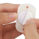 Sada otočných kuličkových koleček 360° 8 ks, nízkoprofilové, béžové se stříbrnou kuličkou pro snadné posouvání nábytku 3