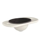 Sada otočných kuličkových koleček 360° 8 ks, nízkoprofilové, béžové se stříbrnou kuličkou pro snadné posouvání nábytku 4