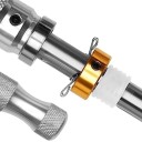 Sada pro otevírání trubkových zámků 7 pinů 0,7–0,78 cm nerezová ocel zámečnické nářadí pro servis cylindrických zámků 4