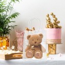 Sada průhledných dárkových tašek 10 ks 15×13 cm PVC s uchy a zapínáním na druk na balení dárků a drobností 3