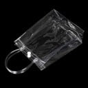 Sada průhledných dárkových tašek 10 ks 29,5×20 cm PVC s uchy a zapínáním na druk na balení dárků a předmětů 5