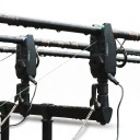 Sada signalizátorů záběru HIRISI S7-2 S příposlechem a LED diodou 2 hlásiče v pouzdře na zip ABS materiál Černá Na kapry a lov na položenou 9