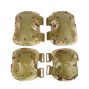 Sada taktických chráničov kolien 140x195x85 mm a lakťov 170x130x70 mm EVA pena s vysokou hustotou Armádne vojenské airsoft športové 5