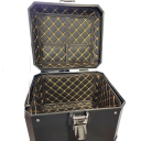 Sada vnitřních motocyklových tašek pro zadní a boční boxy textilní organizéry 24 × 37,5 × 31 cm černé zavazadla na motorku 3