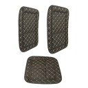 Sada vnitřních motocyklových tašek pro zadní a boční boxy textilní organizéry 24 × 37,5 × 31 cm černé zavazadla na motorku 4