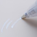 Sada značkovacích per na kůži 2 ks 15,5 cm Bílé pero pro přesné vyznačení obočí rtů a linií před líčením 2