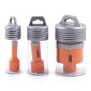 Sæt af 5 stk diamantbor 6/6/8/10/12 mm med M14 gevind til vinkelsliber Loddet diamant Orange Borning i fliser og marmor 8