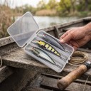 Sæt af dykkende wobblere minnow 3 stk 11 cm I plastikboks Kunstige agn med 3D øjne og trekrog ABS Til spinnefiskeri af rovfisk 4