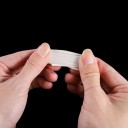 Sæt med 100 engangs latex-fingerbeskyttere til delikat arbejde og urreparationer, hvide eller sorte, størrelse 2x2x0,2 cm, diskret emballage 6