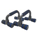 Sæt med 2 skridsikre H-formede push-up-støtter, fitness-push-up-greb til styrketræning af arme, bryst og overkrop derhjemme 4