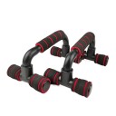 Sæt med 2 skridsikre H-formede push-up-støtter, fitness-push-up-greb til styrketræning af arme, bryst og overkrop derhjemme 3