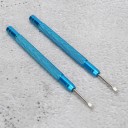 Sæt med 2 værktøjer til afmontering af urvisere, 9,2x0,6 cm aluminiumshus, dobbelt gaffel i hver ende 2