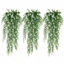 Sæt med 3 hængende kunstige blomster med farverige blomster 75 cm Hængende dekoration til lejligheden og haven Kunstig plante til væggen eller rækværket 1