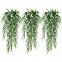 Sæt med 3 hængende kunstige blomster med farverige blomster 75 cm Hængende dekoration til lejligheden og haven Kunstig plante til væggen 1