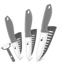 Sæt med 3 keramiske knive og en skraber 3