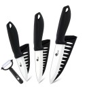 Sæt med 3 keramiske knive og en skraber 1