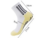 Sæt med 3 par fodboldsokker og gamacher EUR 39-45 skridsikre unisex sportsbensbeskyttere elastiske 5