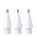 Sæt med 3 udskiftelige penspidser 3.0 til stylusen. Kompatibel med Apple Pencil 1 og 2. Præcise metalspidser til skrivning og tegning. 3