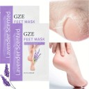 Sæt med 5 eksfolierende peeling fodmasker 35 ml Lavendel Til tørre, sprukne hæle Fjerner hård hud og døde hudceller 3