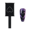 Sæt med 6 neglemagneter 3 x 2 x 0,6 cm Magneter med forskellige mønstre Cat Eye-effekt Magnet til gellack 3D-design Neglekunstværktøj Negledekoration 5