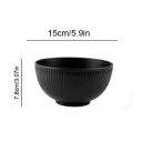 Sæt med 8 plastikskåle 7,8 x 15 cm Farverige runde skåle til salat, suppe og dessert Genanvendeligt service til køkkenet og på farten 2