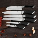 Sæt med knive i rustfrit stål med etuier, 7 stk. 5