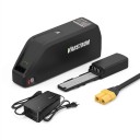 Sæt med midtmotor TSDZ8 48 V 750 W Batteri til ramme 48 V 30 Ah 1440 Wh Bluetooth skærm EKD01 2,4" Bremssensor Sort Til elcykel 1