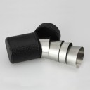 Sæt med shotglas i rustfrit stål med etui til 4 stk. 5