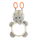 Safety Baby Car Mirror 28x21 cm Elephant Shape Unbreakable Wide View Headrest Mirror Car Seat Rear View Mirror 2