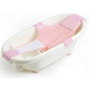 Safety Bath Support for Children from 0 to 24 Months Mesh Bed to Prevent Slipping with Headrest Cotton and Polyester 90 x 66 cm 1