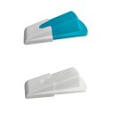 Safety Silicone Door Stop 12.4 x 12.4 x 3.5 cm Wedge Non-Slip Lock Door Wedge Floor Stop Home Door Security 4
