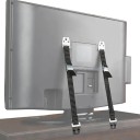 Safety Straps Against Tipping Furniture and Television 2 pcs Adjustable Straps with Metal Brackets With Screws and Wall Plugs Size 56 x 2.4 cm 5
