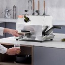 Saftpress för sockerrör 50 kg/h Med 3 cylindrar i rostfritt stål Ingång 6,1 cm Silver För barer och stånd med färska drycker 5