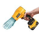 Sähkökäyttöinen pölyn- ja lehtipuhallin 30000 rpm korkean nopeuden moottorilla keltamustana akkupuhaltimena DEWALT 20V -paristoille 2