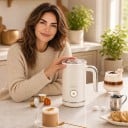 Sähkökermavaahtimuri Cafelffe 4v1 Lämmin ja kylmä vaahto Maitojen lämmitys ja kuuma suklaa 120 ja 240 ml Kermainen Lattea ja cappuccinoa varten 6