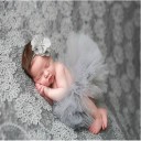 Saia de menina com fita na cabeça 8