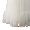 Saia de noiva longa e volumosa Cintura 56–96 cm Comprimento 80 cm Saia volumosa de várias camadas para vestidos de noiva e de gala 3