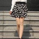 Saia feminina com flores J505 1