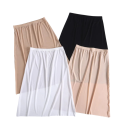 Saia interior feminina Comprimento 70 cm Cintura 58–105 cm Saia longa elástica para vestidos Saia interior leve para vestidos de noiva e de festa 3