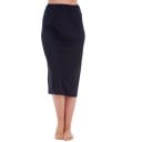 Saia interior feminina Comprimento 70 cm Cintura 58–105 cm Saia longa elástica para vestidos Saia interior leve para vestidos de noiva 2