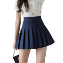 Saia mini plissada feminina com cintura alta Corte em A adorável Saia plissada curta Roupa de moda elegante para o verão 3