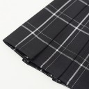 Saia mini plissada xadrez para senhora 4