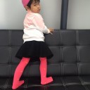 Saias de menina com cintura alta e pérolas 8