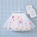 Saias de menina com pompons L1001 7