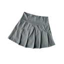 Saias desportivas plissadas de verão com calções de cintura alta Secagem rápida saia fina com bolso traseiro para corrida exercício ténis fitness 4