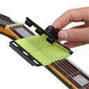 Saiten- und Griffbrettreiniger für Gitarre und Violine, schwarzes Wartungstuch, Ukulele, Bass, E-Gitarre, Musiker-Pflegewerkzeug 3