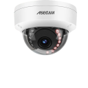 Säkerhets-IP-kamera 8MP 3840×2160 2,8 mm infraröd nattseende 30 m dome vit för inomhus- och utomhusövervakning 3