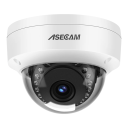 Säkerhets-IP-kamera 8MP 3840×2160 3,6 mm infraröd nattsyn 30 m dome vit för övervakning inomhus och utomhus 1